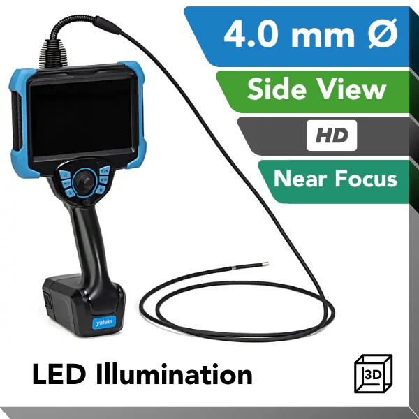 Realta 3D Measurement - Ø4.0mm - Medição 3D - Visão Lateral - Foco Próximo
